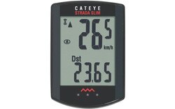 CatEye Strada Slim Wireless Cycle Computer in Black